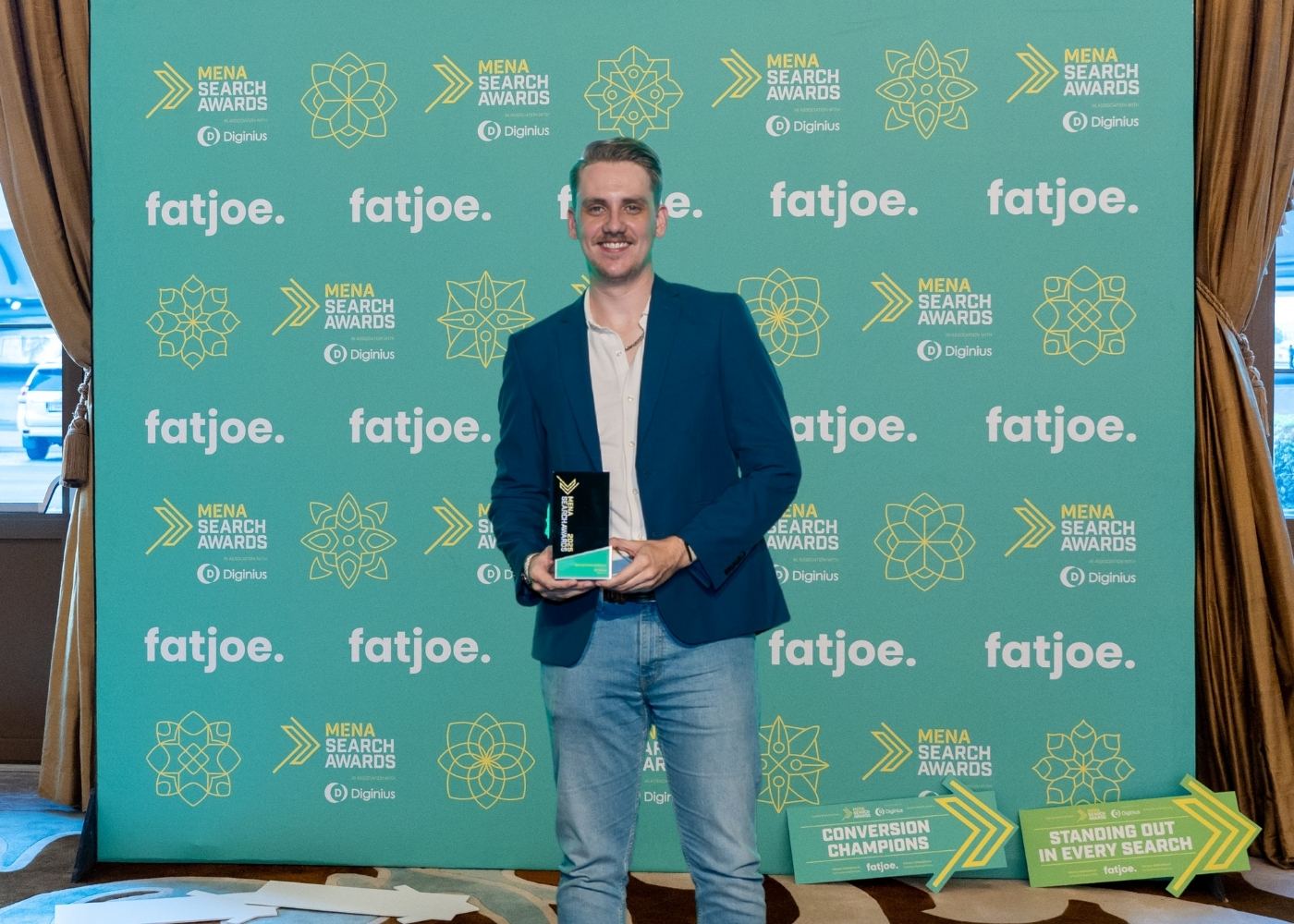 Eclypseo founder at the MENA Search Awards