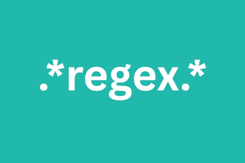 use regex GSC